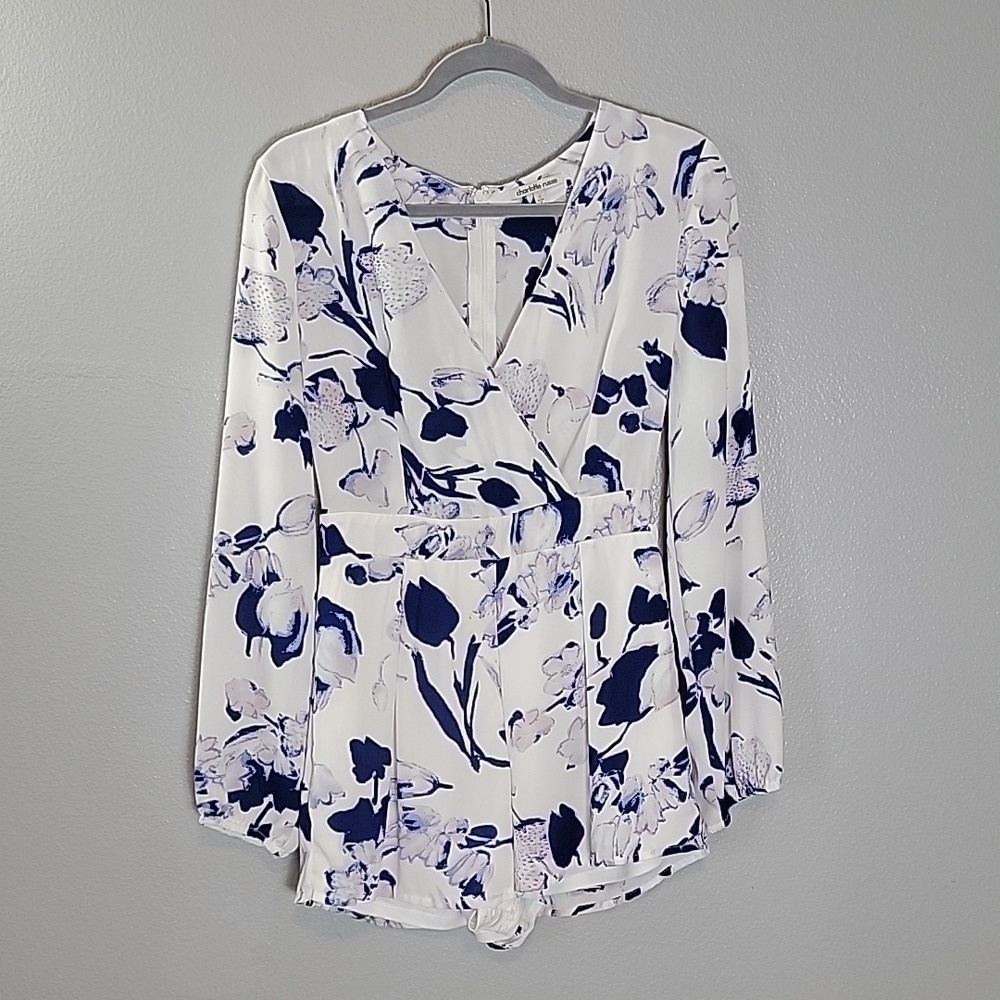 Charlotte Russe floral romper